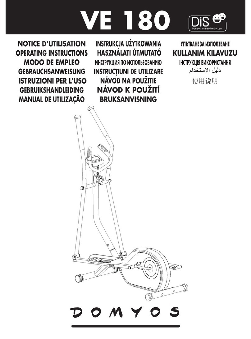 Domyos VE 180 User manual