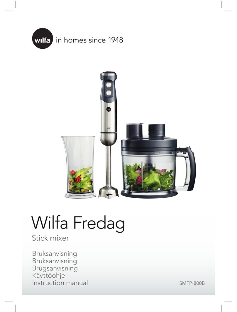 Wilfa FREDAG instruction manual