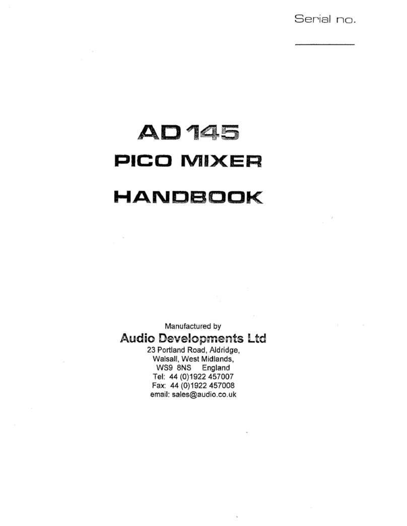 Audio Developments AD 145 Handbook