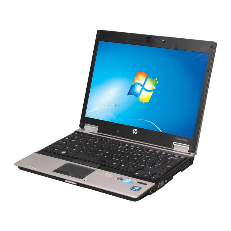 HP EliteBook 2540P Maintenance and service guide