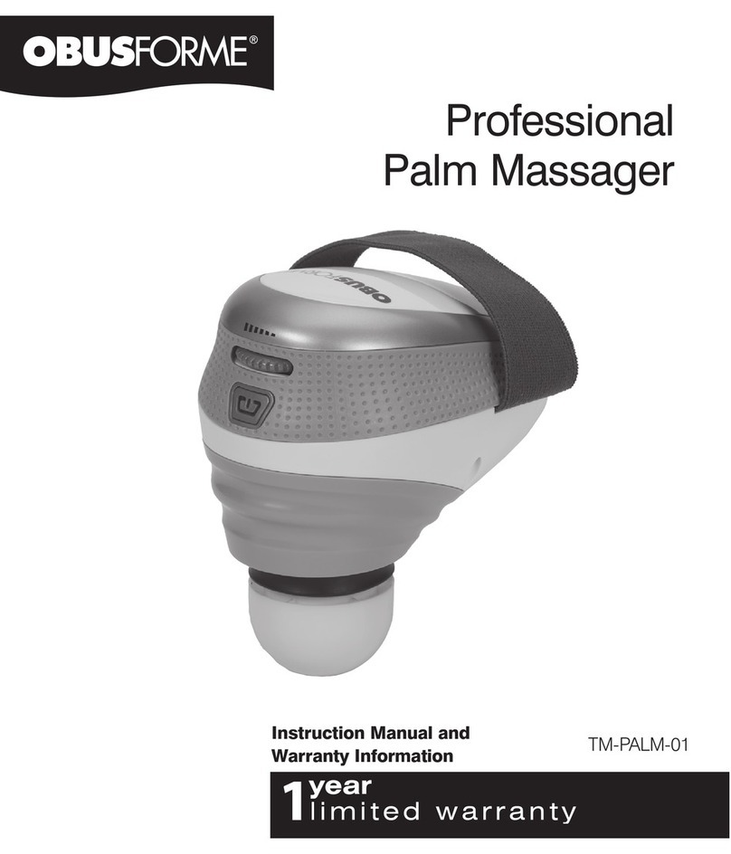 OBUSFORME TM-PALM-01 Instruction manual and warranty information OBUSFORME TM-PALM-01 Instruction manual and warranty information