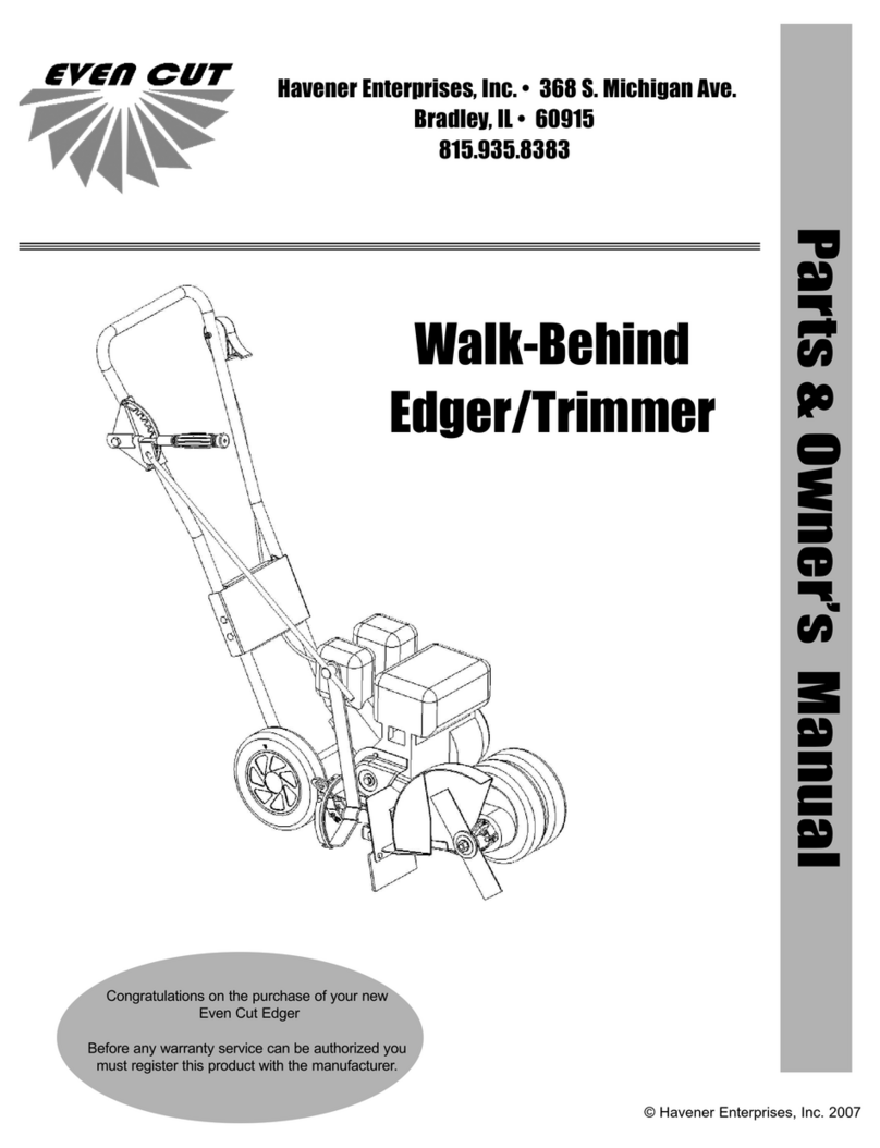 Havener Enterprises e40 Parts and owners manual