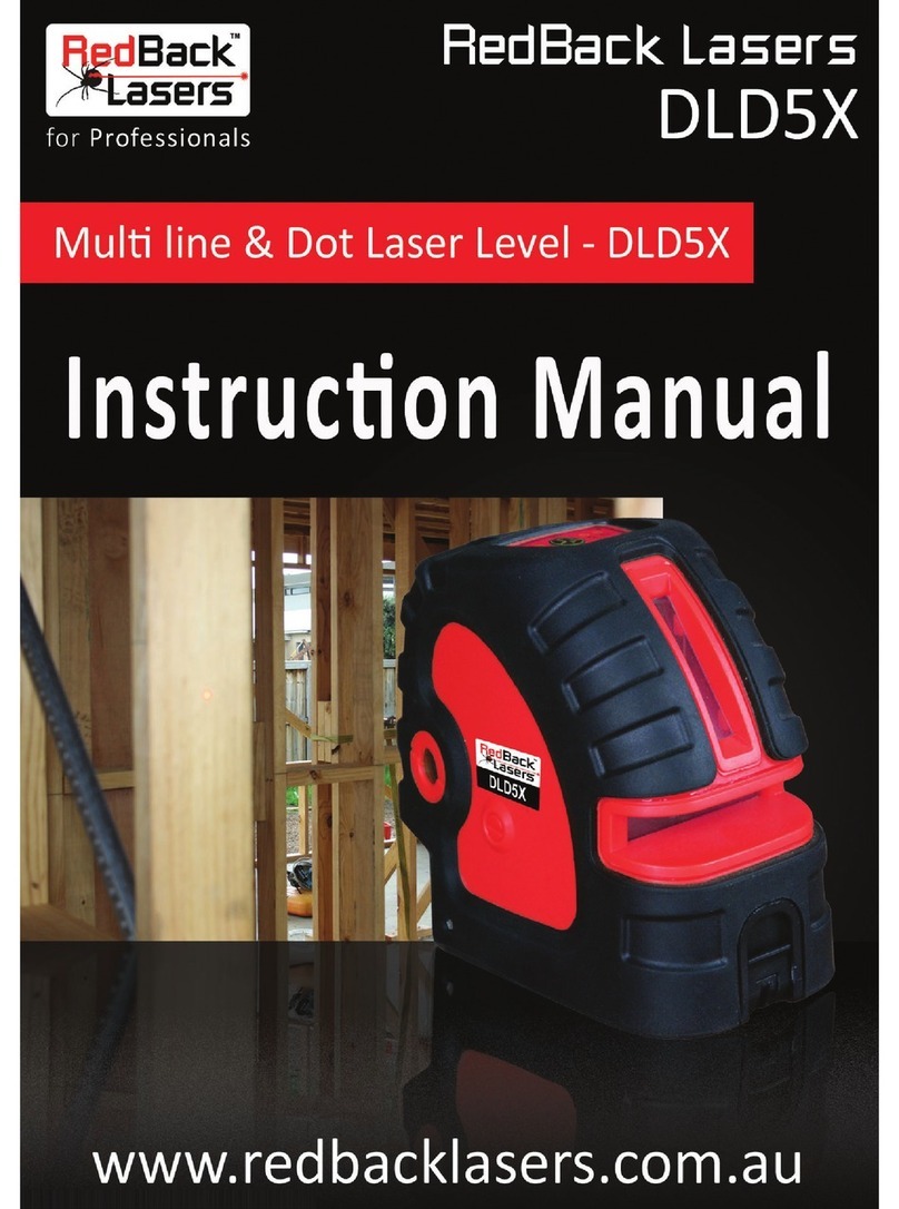 RedBack Laser dld5x instruction manual