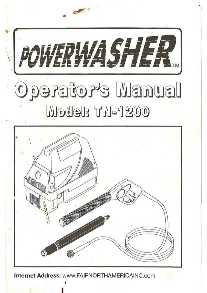 PowerWasher TN-1200 User manual