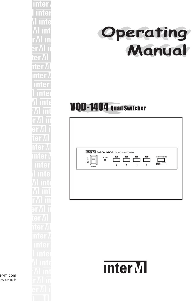 Inter-m VQD-1404 User manual