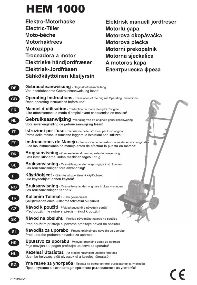 Mikron HEM 1000 operating instructions