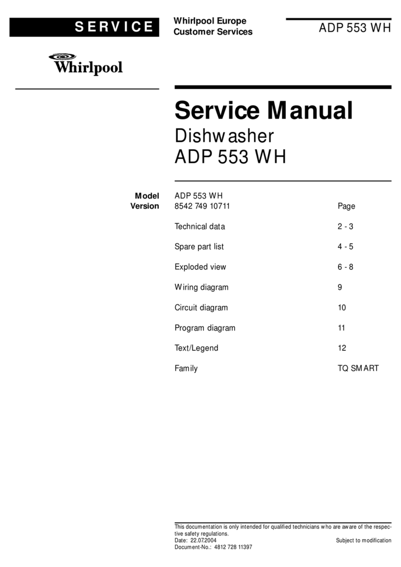 Whirlpool ADP 553 WH Service manual