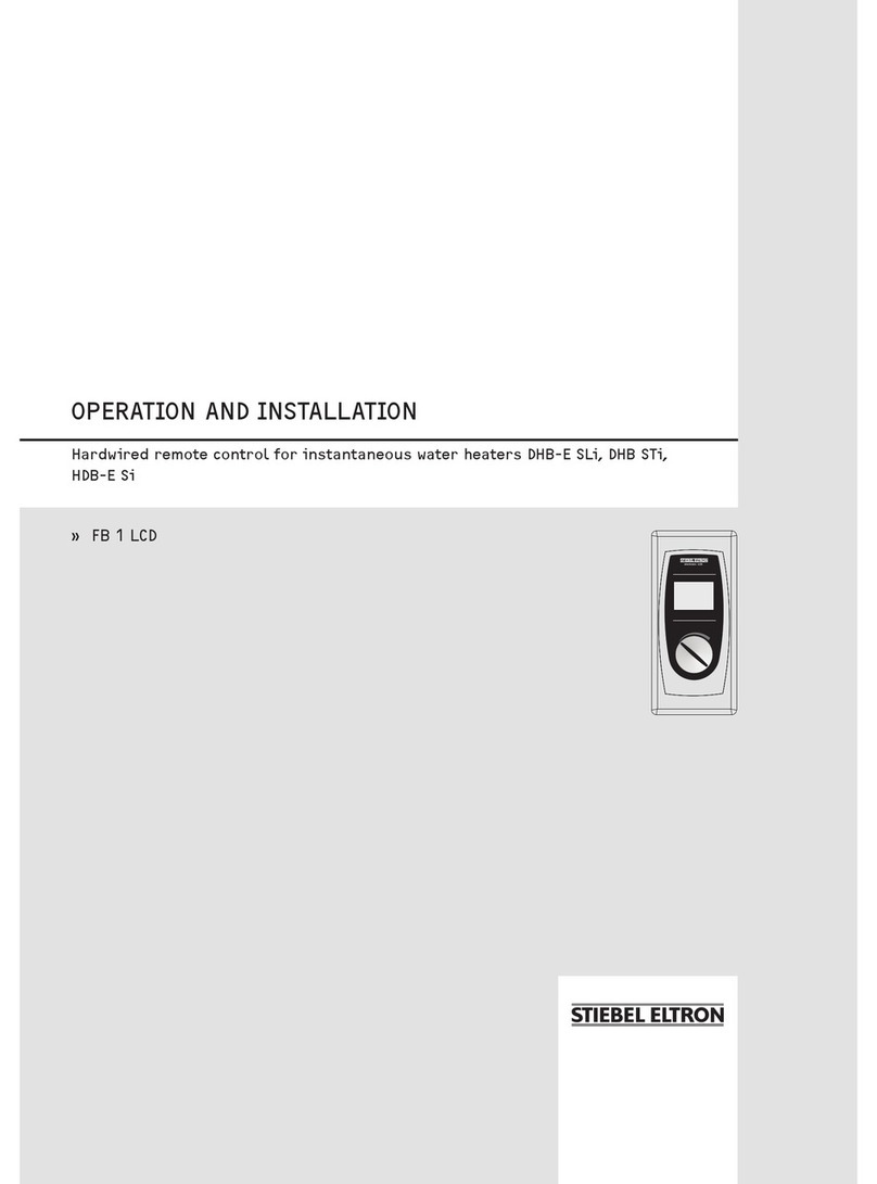 STIEBEL ELTRON DHB-E SLi Operation and installation