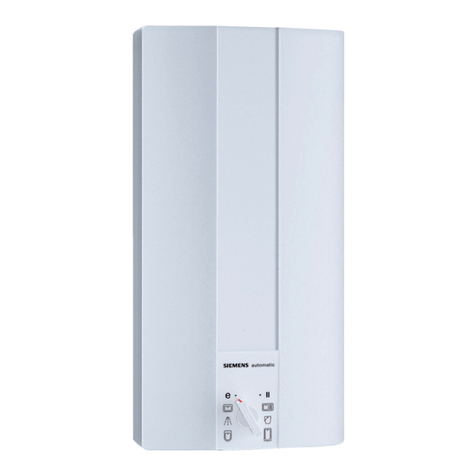 Siemens DH 18100 Installation and operating instructions Siemens DH 18100 Installation and operating instructions