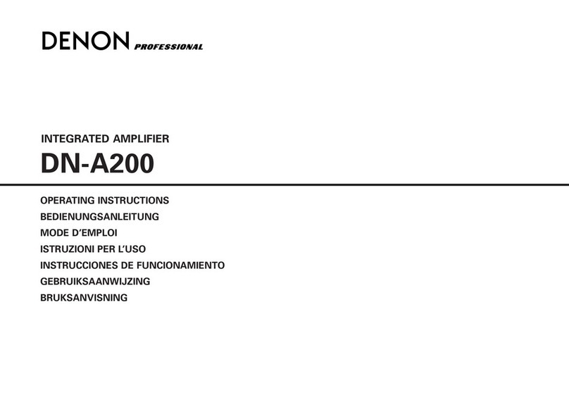 Denon Professional DN-A200 User manual