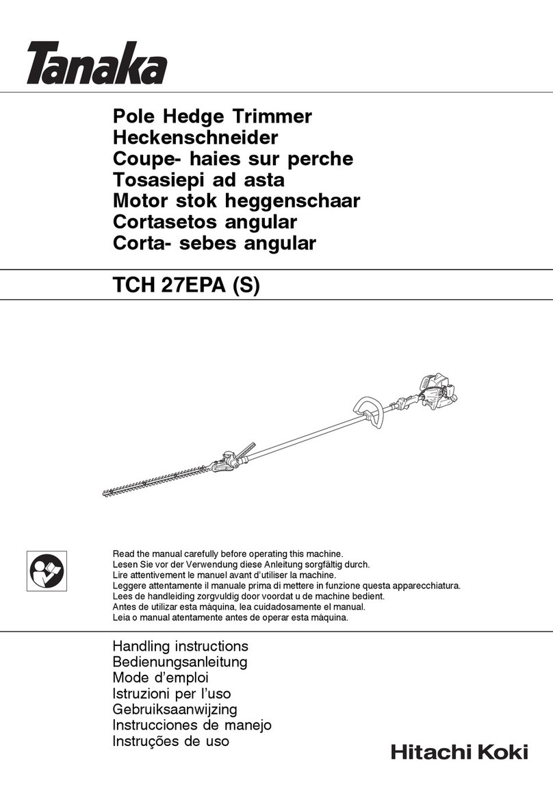 Tanaka tch 27epa Handling instructions