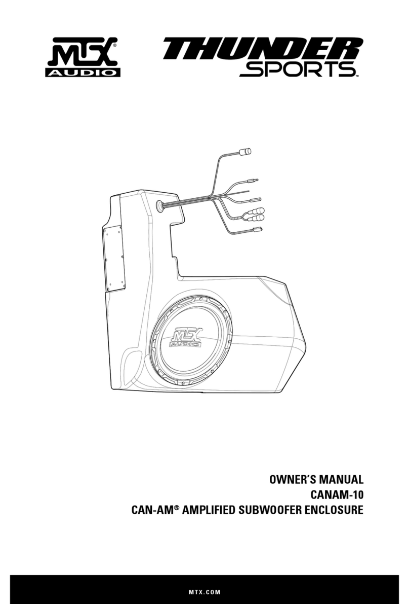 MTX CANAM-10 User manual MTX CANAM-10 User manual