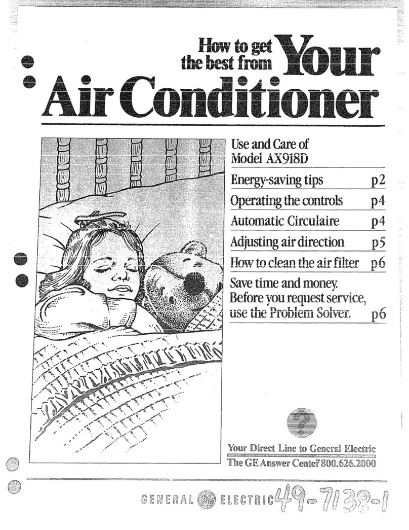 GE AX918D Installation instructions