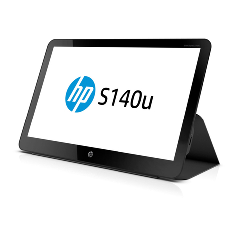 HP EliteDisplay S140u User manual