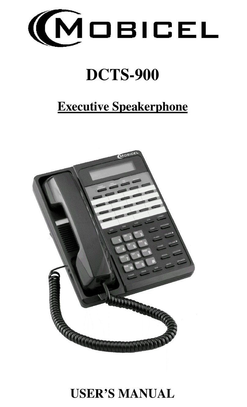 MOBICEL DCTS 900 user manual
