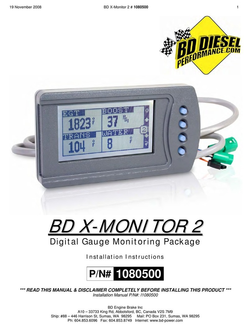 BD Diesel Performance X-monitor 2 installation guide