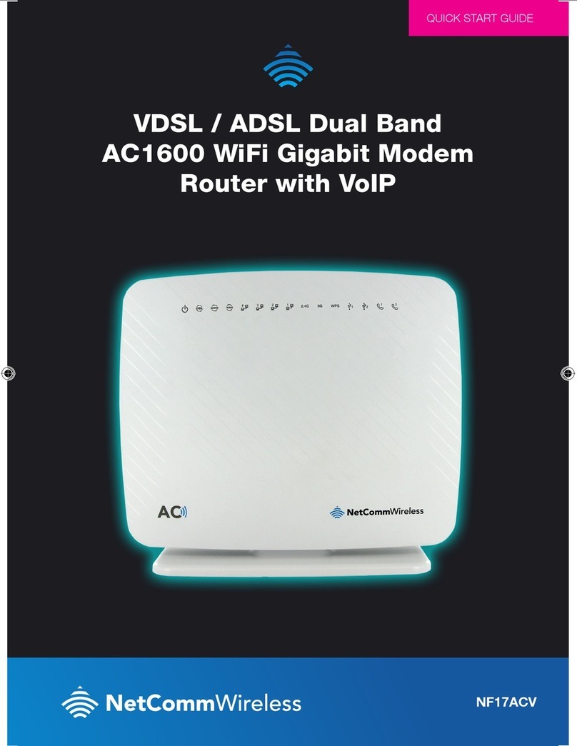 NetComm Wireles NF17ACV quick start guide