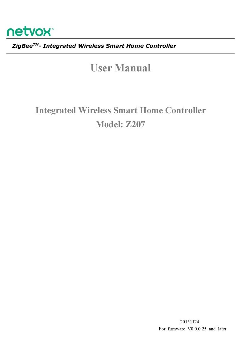 netvox ZigBee Z207 User manual