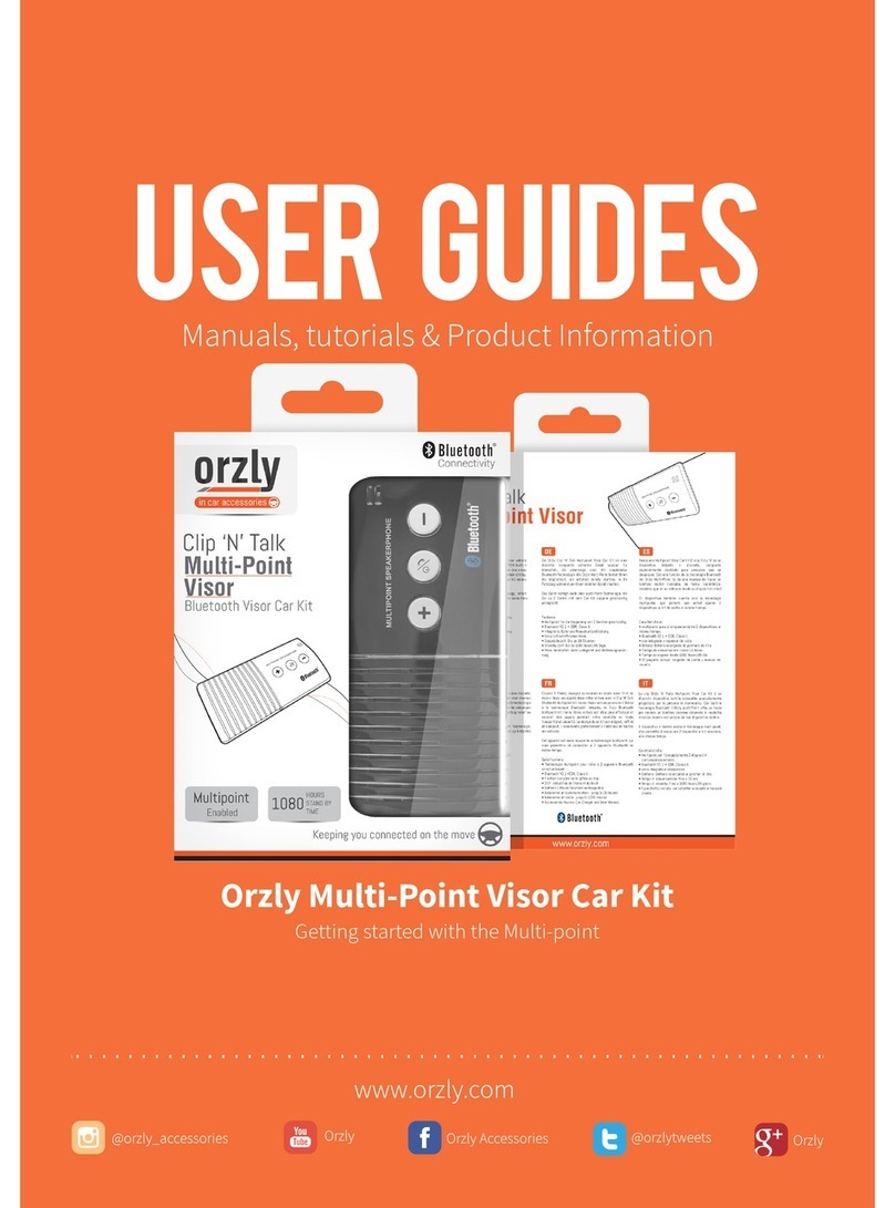 Orzly Multi-Point Visor user manual