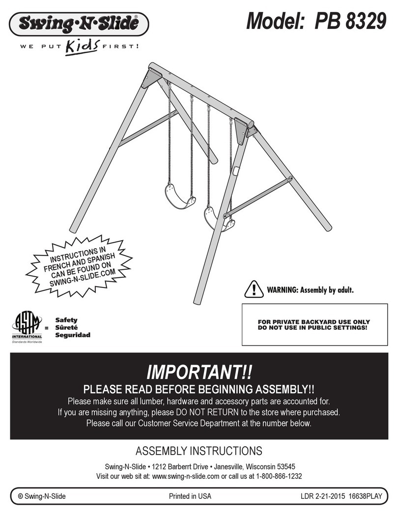 Swing-N-Slide PB 8329 instructions
