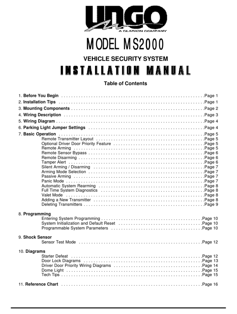 Ungo MS2000 installation manual