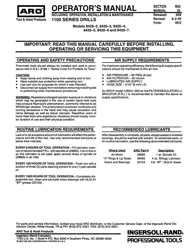 ARO 8426-2 User manual
