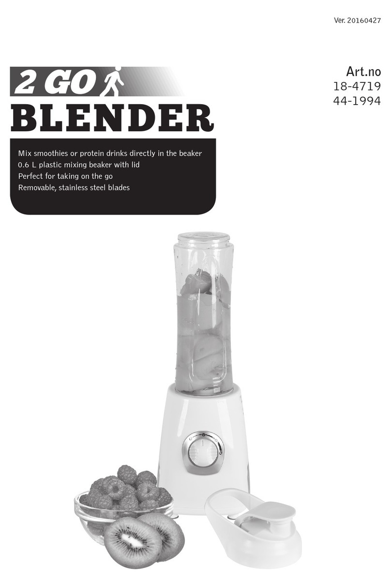 Clas Ohlson 2 GO HBL3326B User manual