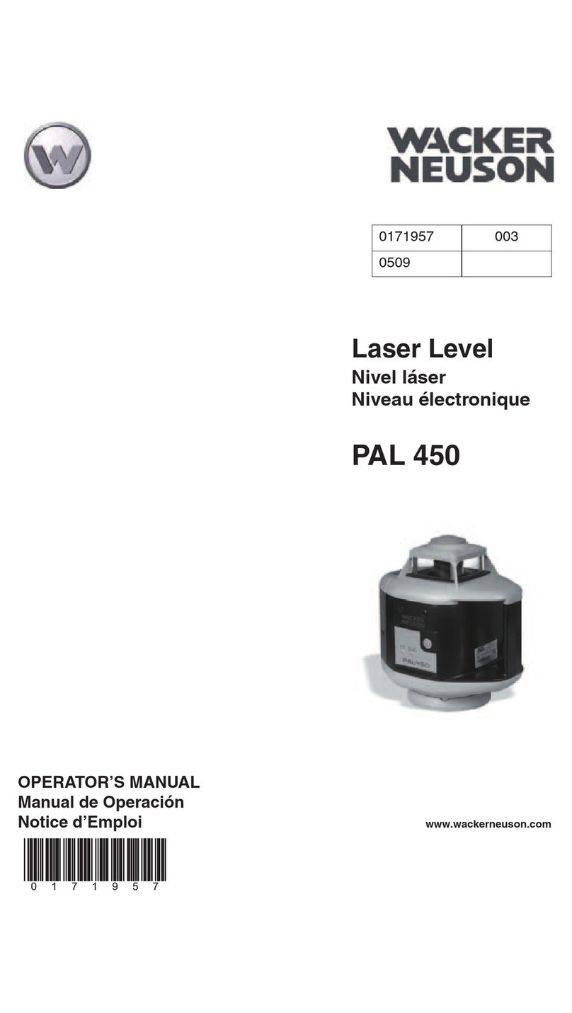 Wacker Neuson PAL450 Operator's manual