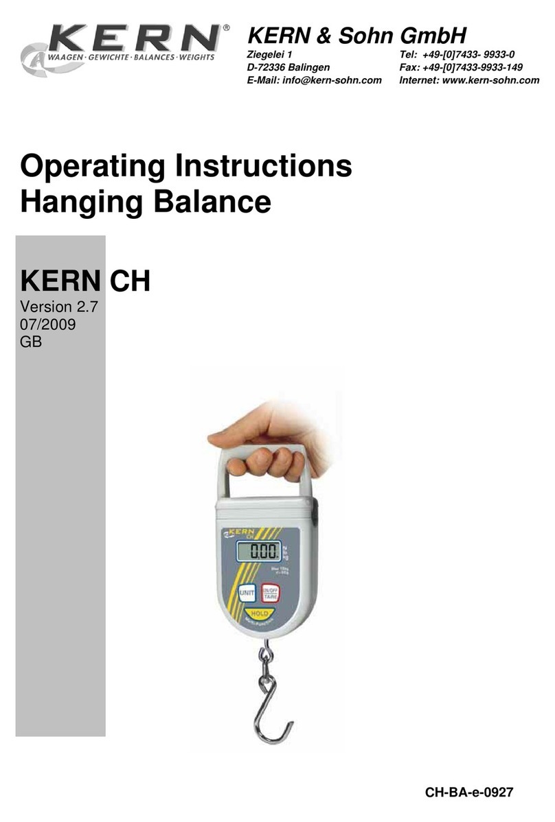KERN CH50K500 User manual