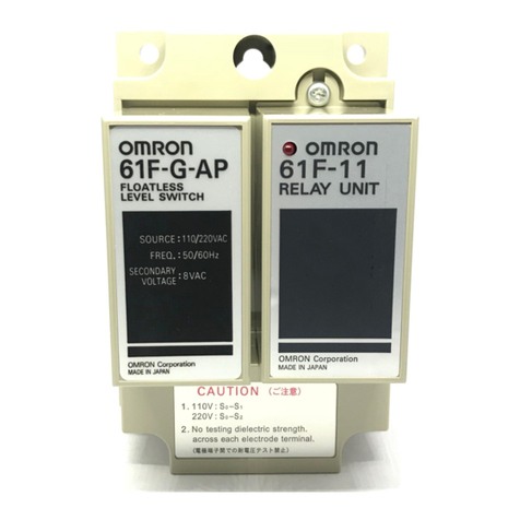 Omron 61F-G User manual