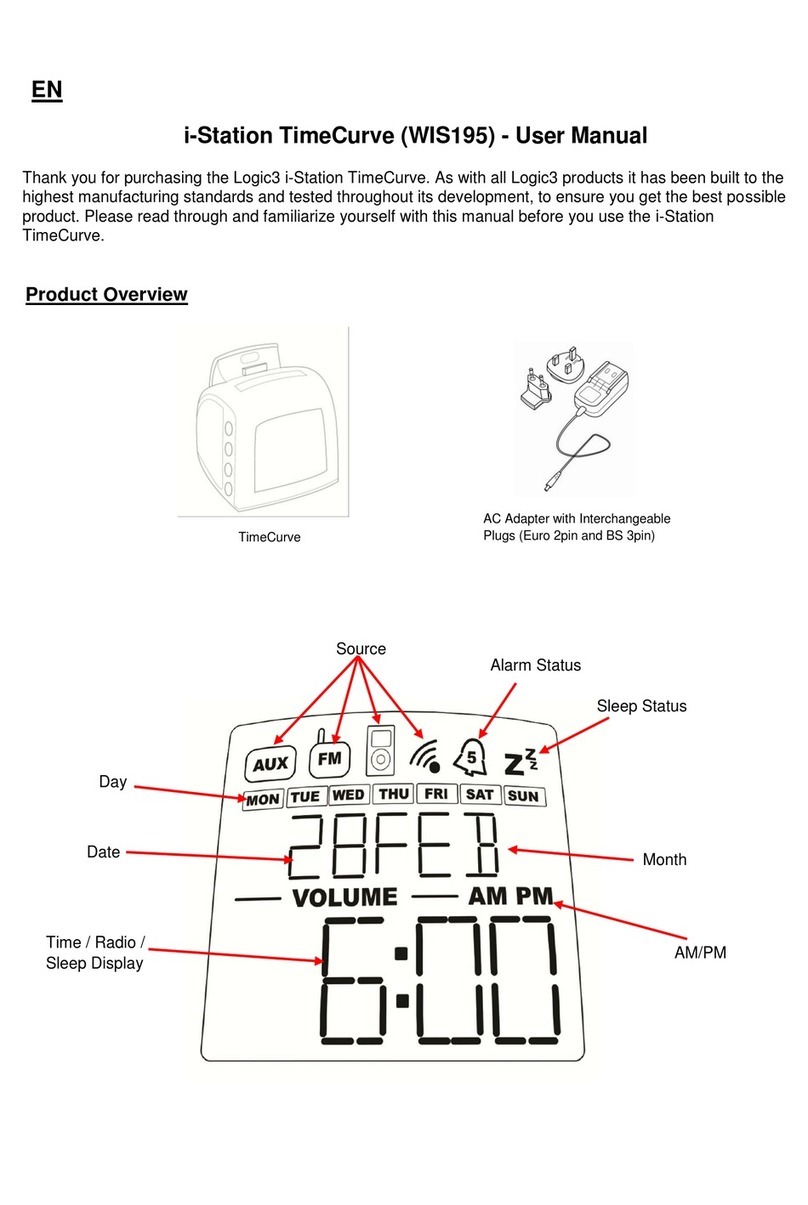 Logic3 i-Station TimeCurve User manual