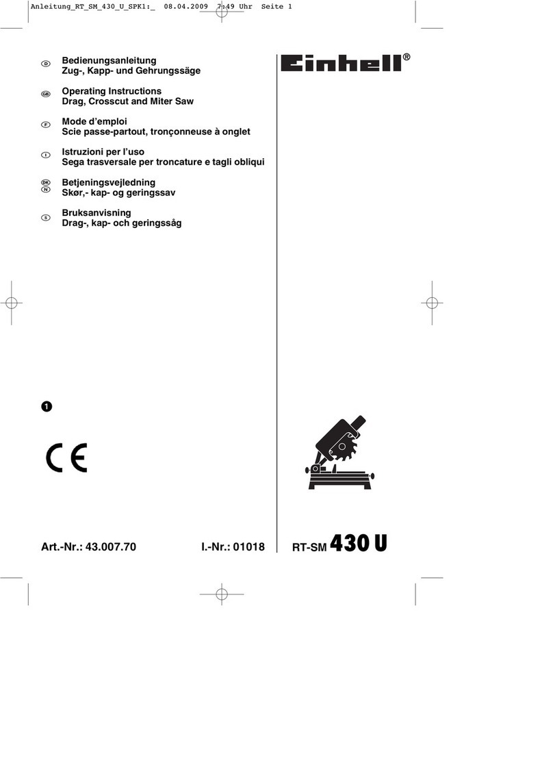 EINHELL RT-SM430 U operating instructions