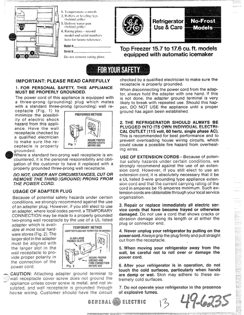 GE 49-6235 User manual