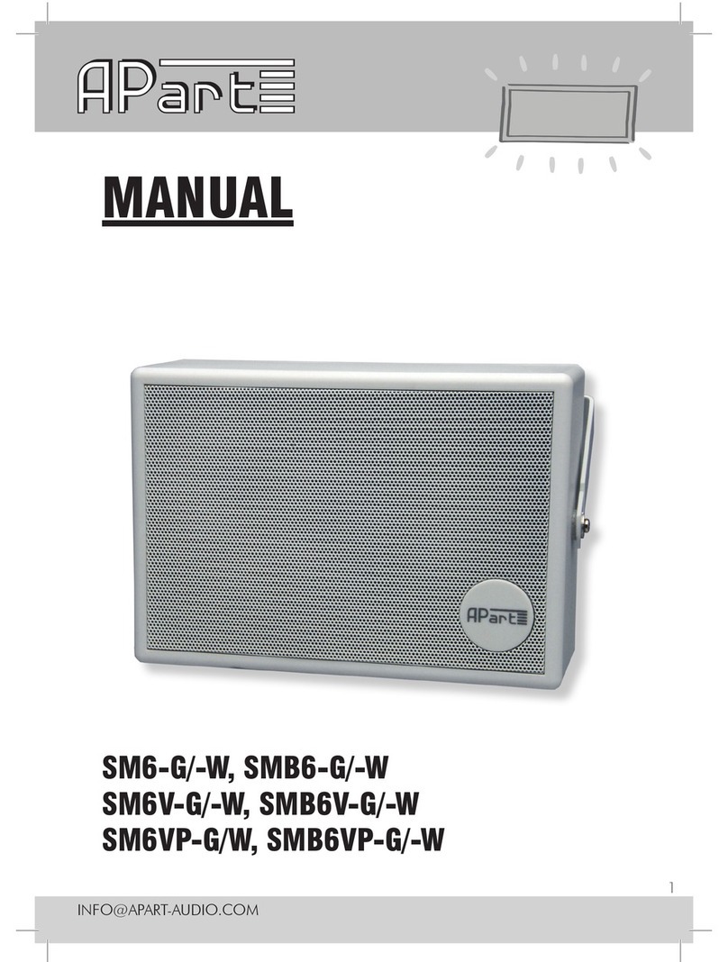 APart-Audio SM6-G manual