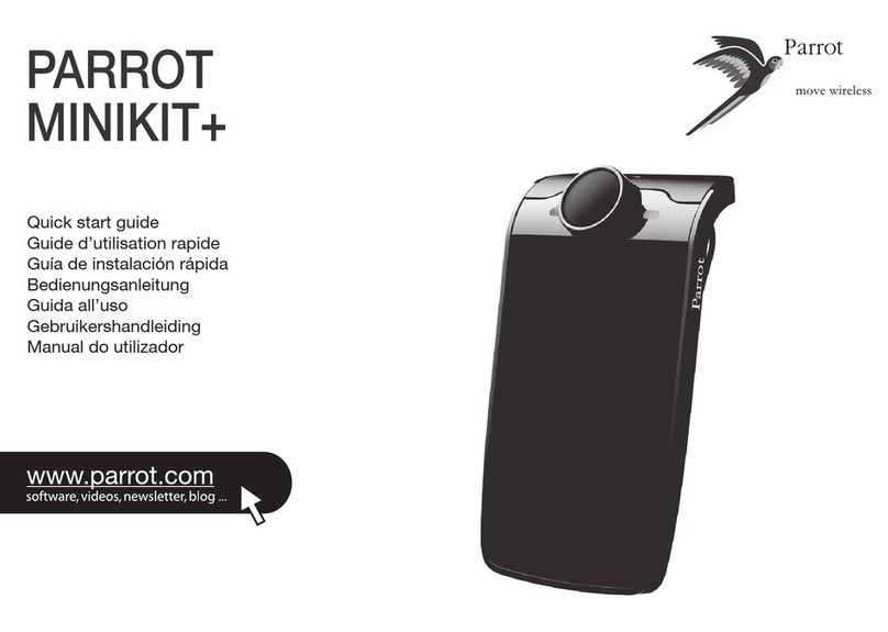Parrot Minikit+ User manual