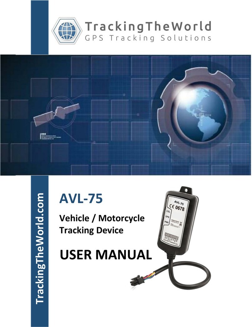 Tracking The World AVL-75 user manual