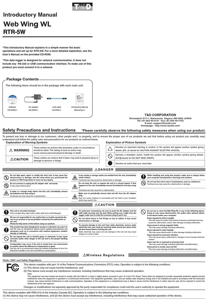 T&D RTR-5W Introductory manual
