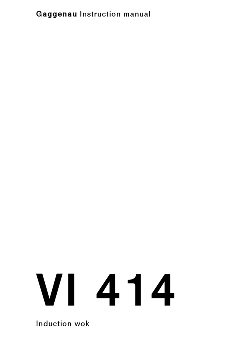 Gaggenau VI 414 instruction manual