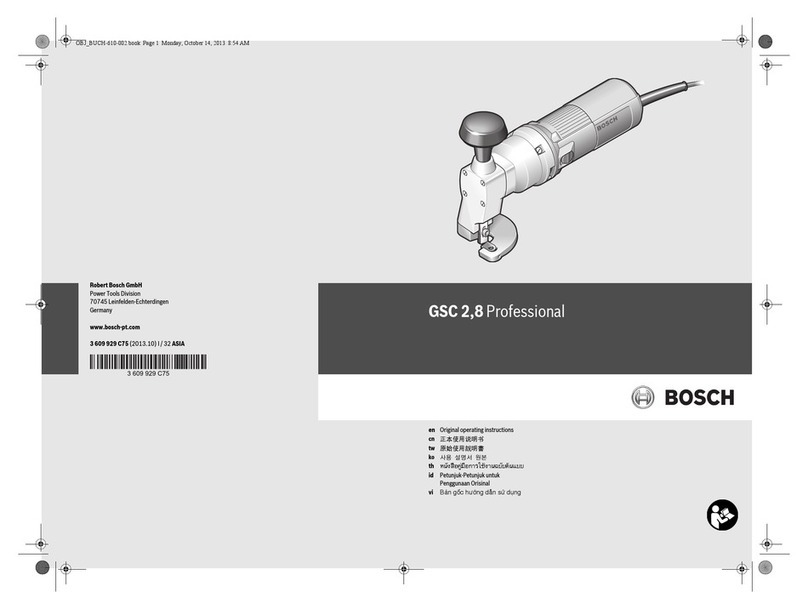 Bosch GSC 2,8 Professional Original operating instructions