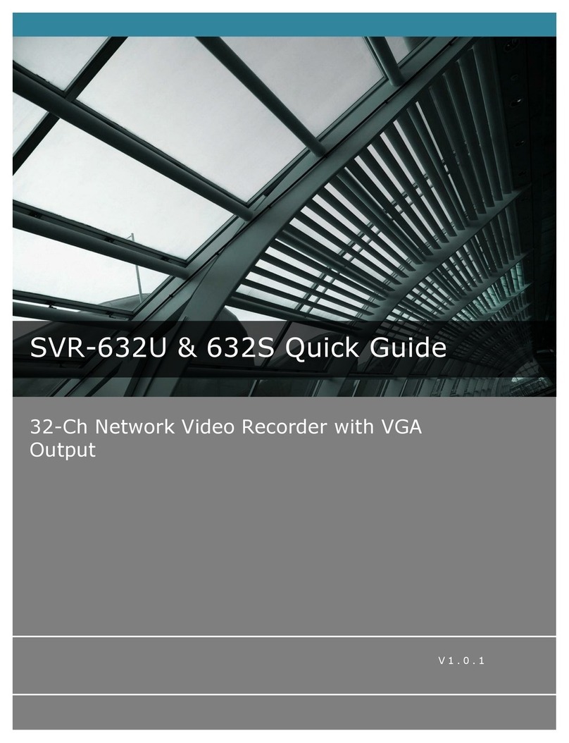 Seenergy svr-632s nvr User manual