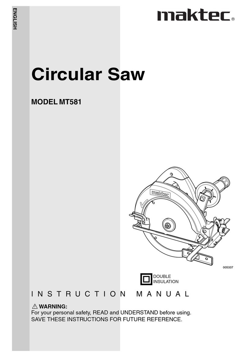 Maktec mt581 instruction manual