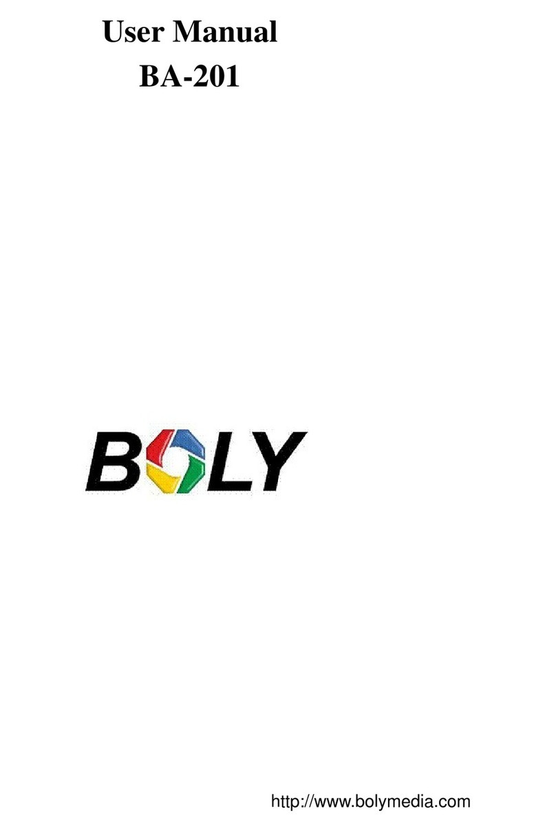 Bolymedia BA-201 User manual