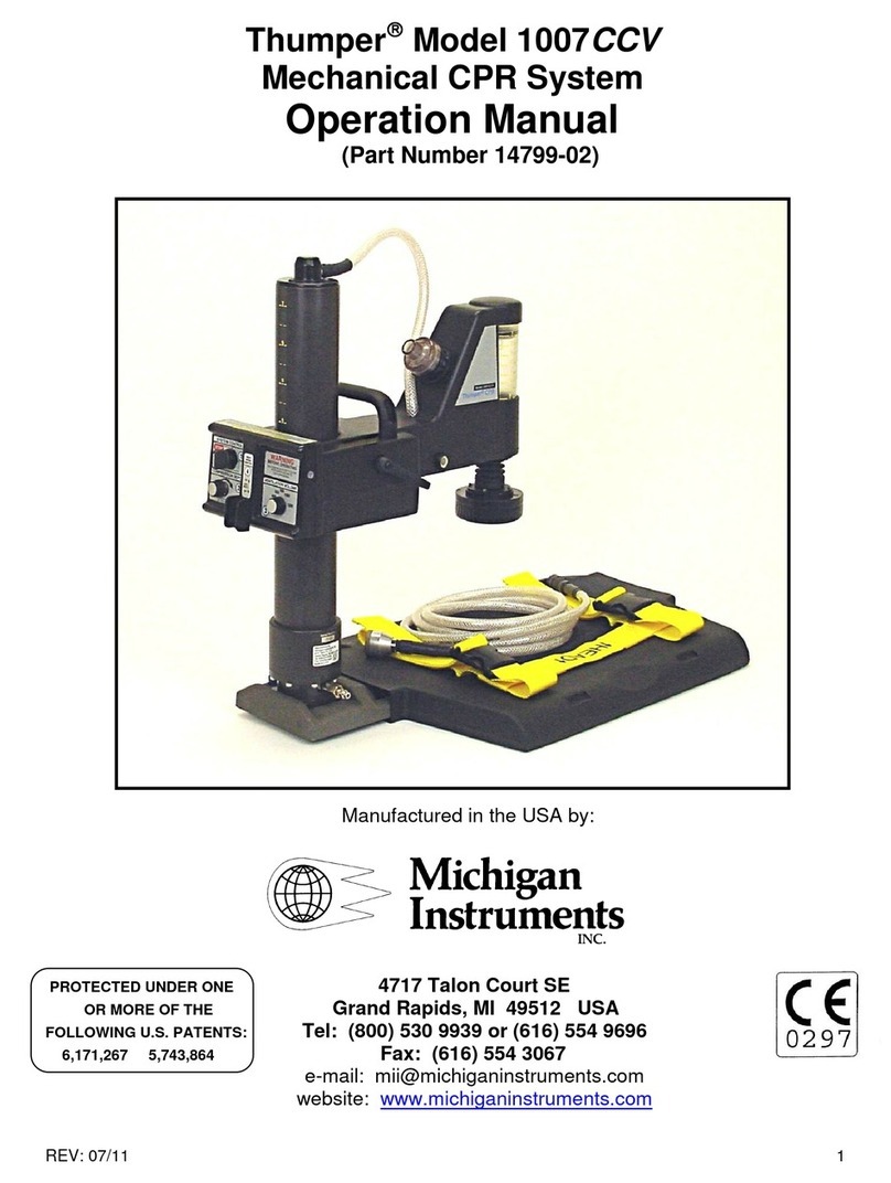 Thumper 1007CCV Operation manual