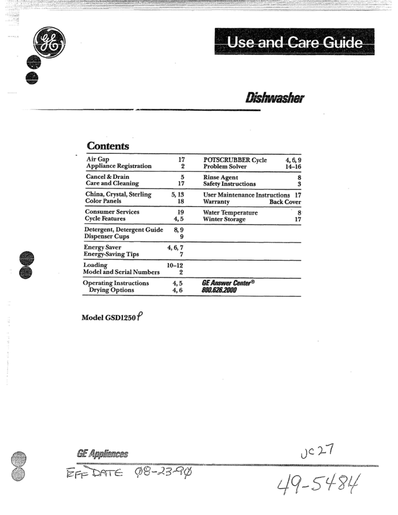 GE GSD1250 User manual GE GSD1250 User manual