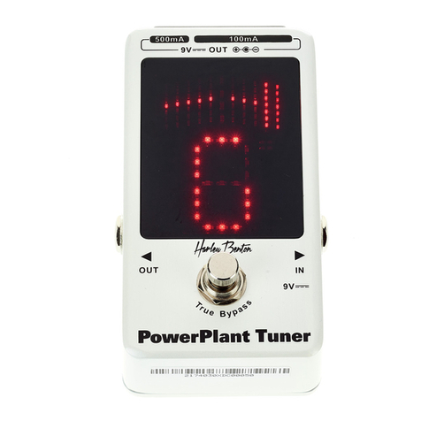 Harley Benton PowerPlant Tuner user manual