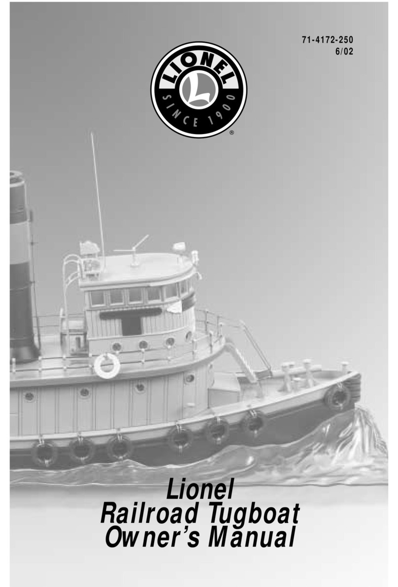 Lionel Railroad Tugboat owner's manual