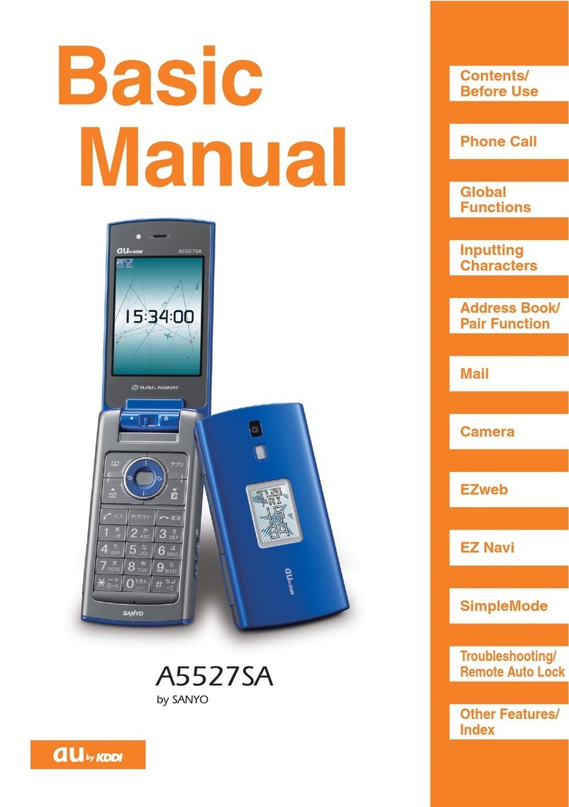 Sanyo A5527SA Installation guide