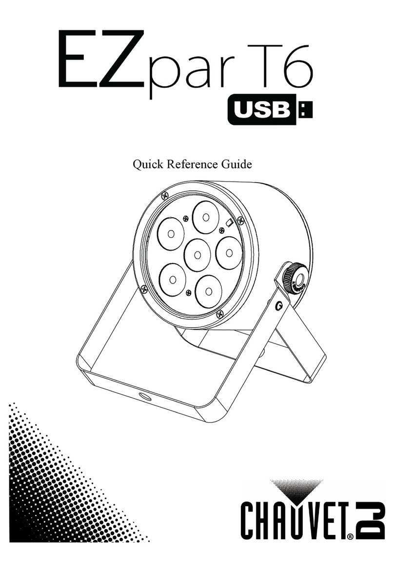 Chauvet EZpar T6 USB User manual Chauvet EZpar T6 USB User manual