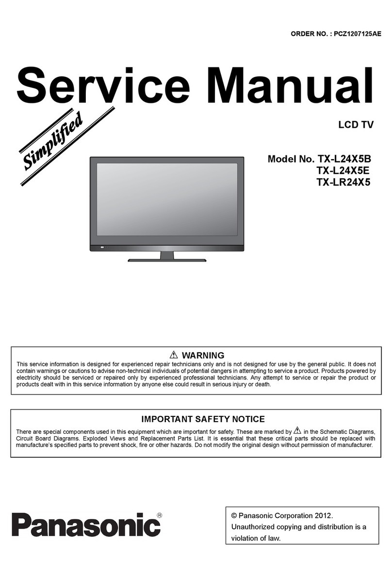 Panasonic Viera TX-L24X5B User manual