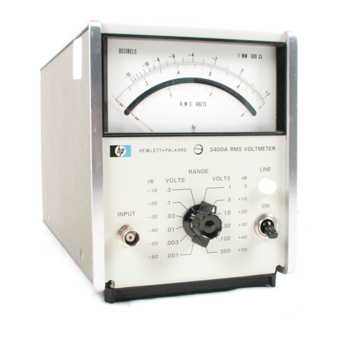 HP 3400A Service manual